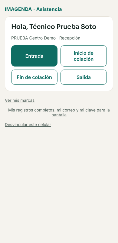 Botones para marcar